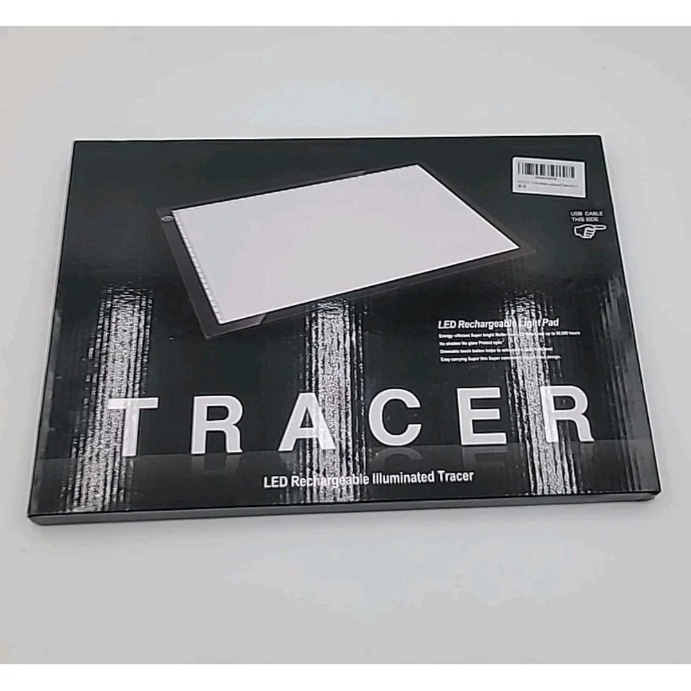 A4‎ LED Copy Board Light Tracing Box Ultra-Thin Dimmable USB Power Rechargeable
